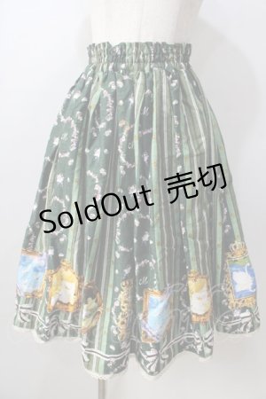 画像: metamorphose / happy ending storyミディアムスカート  グリーン Y-25-08-30-163-ME-SK-SZ-ZY