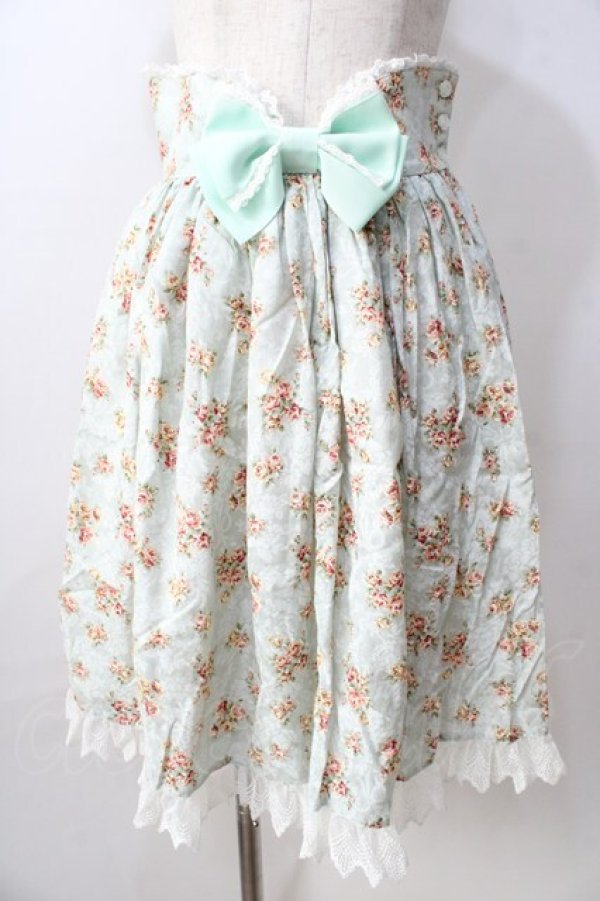 画像1: BABY,THE STARS SHINE BRIGHT / Rose Boudoirスカート  ミント Y-25-08-30-172-BA-SK-SZ-ZY (1)