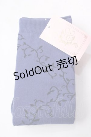 画像: metamorphose / Windowオーバーニー  ブルー Y-25-08-30-039-ME-ZA-SZ-ZY