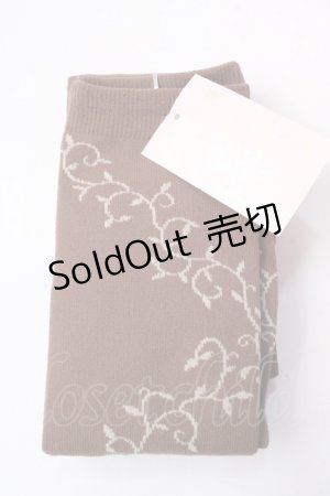 画像: metamorphose / Windowオーバーニー  ブラウンベージュ Y-25-08-30-041-ME-ZA-SZ-ZY