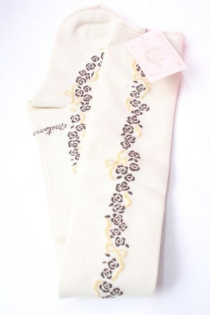 画像: metamorphose / Classic rose オーバーニー  生成×茶 Y-25-08-30-047-ME-ZA-SZ-ZY