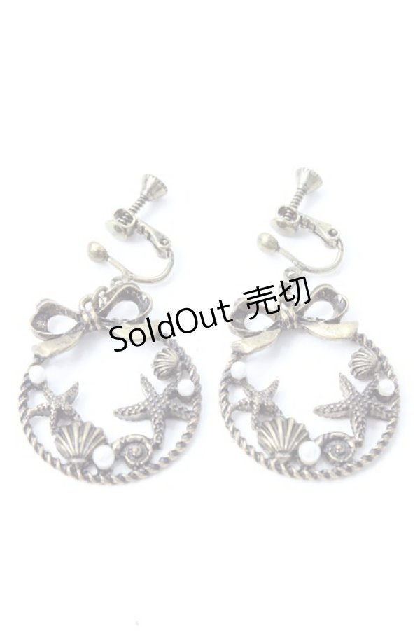 画像1: axes femme / 深海イヤリング  アンティークゴールド Y-25-08-30-005-AX-AC-SZ-ZY (1)