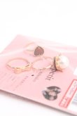 画像1: m petit by misako / AM3PPLハートリング  中茶 Y-25-08-31-001-LO-AC-SZ-ZT486-F005 (1)