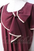 画像4: axes femme / リボンデザインチュニ  ワイン Y-25-08-31-037-AX-OP-SZ-ZI (4)