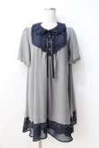 画像1: axes femme / シフォンチュニック  グレー Y-25-08-31-038-AX-TO-SZ-ZY (1)
