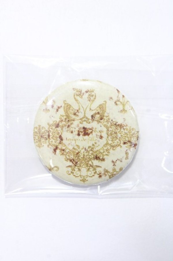 画像1: metamorphose / 缶バッチ  生成り Y-25-08-31-006-ME-ZA-SZ-ZY (1)