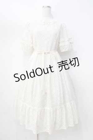 画像: Melody BasKet / Dolly lace ワンピース M アイボリー Y-25-08-31-043-LO-OP-SZ-ZY