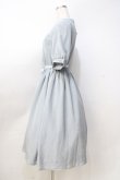 画像2: Melody BasKet / ラウンドヨークワンピース M サックス Y-25-08-31-044-LO-OP-SZ-ZY (2)
