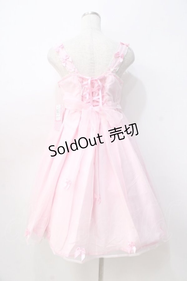 画像3: Angelic Pretty / Whip Ribbonジャンパースカート  ピンク Y-25-08-31-046-AP-OP-SZ-ZY (3)