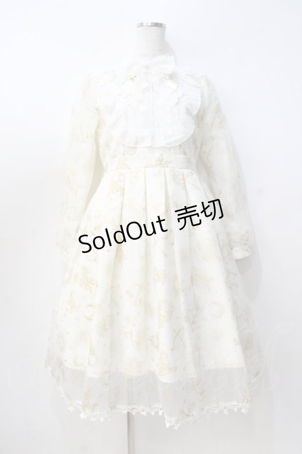 画像1: Angelic Pretty / Astrologyワンピース  アイボリー Y-25-08-31-049-AP-OP-SZ-ZY (1)