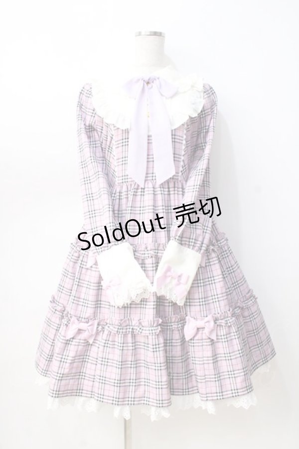 画像1: Angelic Pretty / Cute Candy Checkワンピース  ピンク Y-25-08-31-053-AP-OP-SZ-ZY (1)