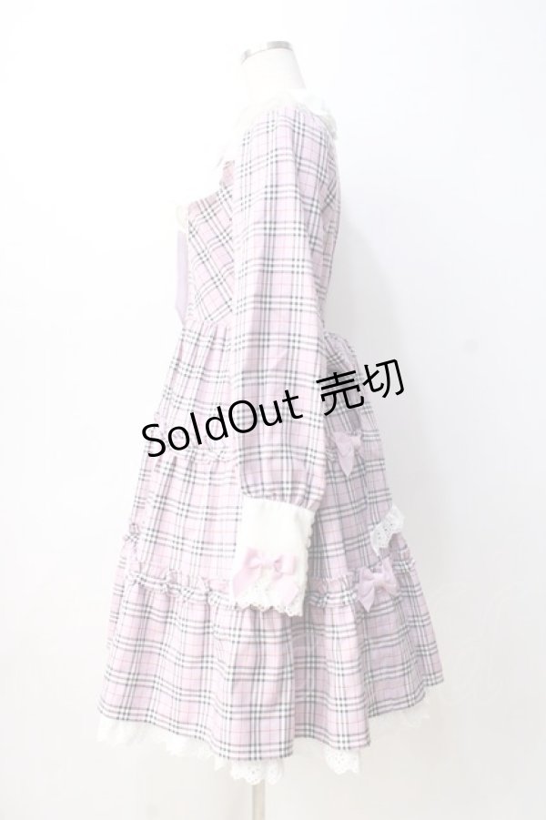 画像2: Angelic Pretty / Cute Candy Checkワンピース  ピンク Y-25-08-31-053-AP-OP-SZ-ZY (2)