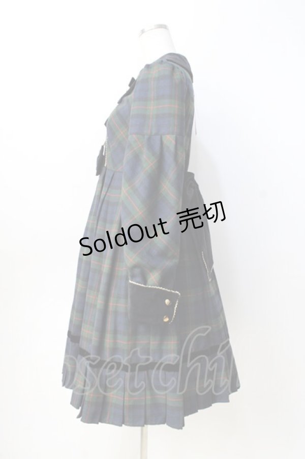 画像2: Angelic Pretty / Modern Studentワンピース  グリーン Y-25-08-31-054-AP-OP-SZ-ZY (2)