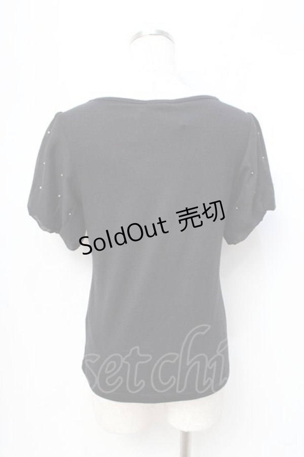 画像3: axes femme / 胸元レーストップス  黒 Y-25-08-31-009-AX-TO-SZ-ZY (3)