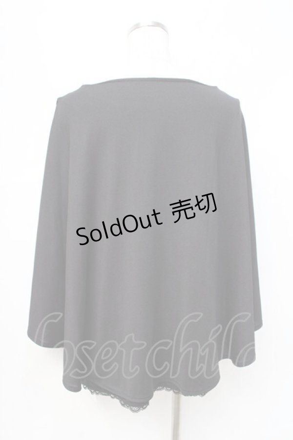 画像3: axes femme / ポンチョ風トップス  黒 Y-25-08-31-014-AX-TO-SZ-ZI (3)