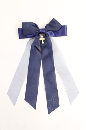 画像: Angelic Pretty / SaintCrossクリップ  ネイビー Y-25-08-31-003-AP-AC-HR-ZT487-F005