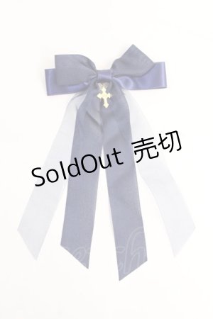 画像: Angelic Pretty / SaintCrossクリップ  ネイビー Y-25-08-31-003-AP-AC-HR-ZT487-F005