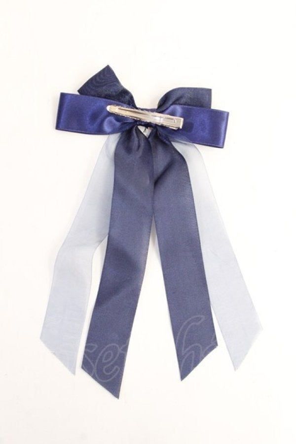 画像2: Angelic Pretty / SaintCrossクリップ  ネイビー Y-25-08-31-003-AP-AC-HR-ZT487-F005 (2)