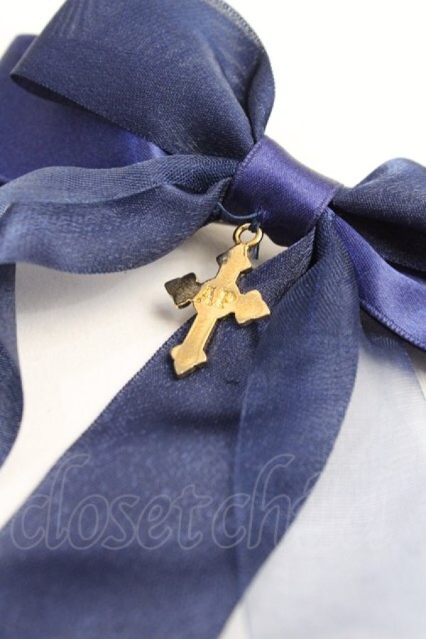 画像3: Angelic Pretty / SaintCrossクリップ  ネイビー Y-25-08-31-003-AP-AC-HR-ZT487-F005 (3)