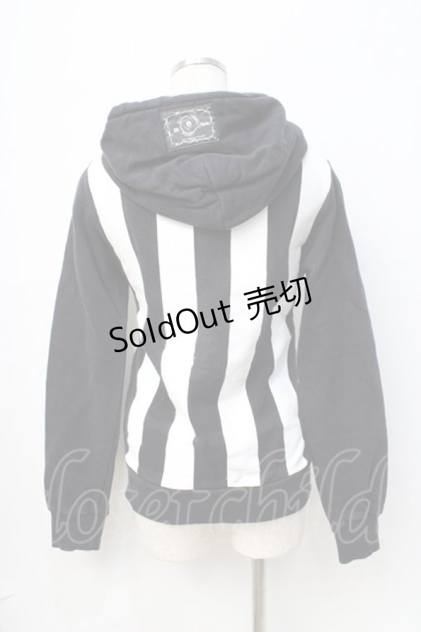 画像3: SEXY DYNAMITE LONDON / ストライプZIPパーカー S ブラック Y-25-08-31-028-PU-TO-SZ-ZY (3)