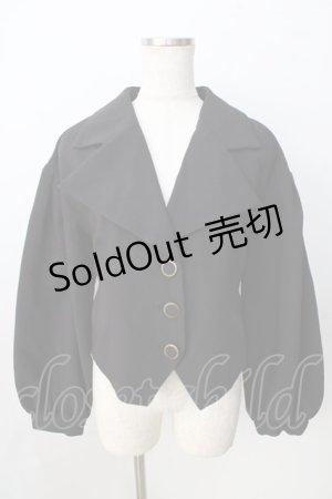 画像: axes femme POETIQUE / ビットバックデザインジャケット  黒 Y-25-09-01-043-AX-JA-SZ-ZY