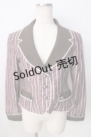 画像: metamorphose / Royal stripeジャケット  ピンク Y-25-09-01-051-ME-JA-SZ-ZY