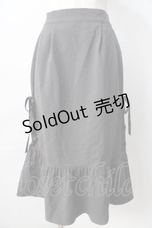 画像: axes femme kawaii / サイドレースアップスカート M 黒 Y-25-09-01-078-AX-SK-SZ-ZY