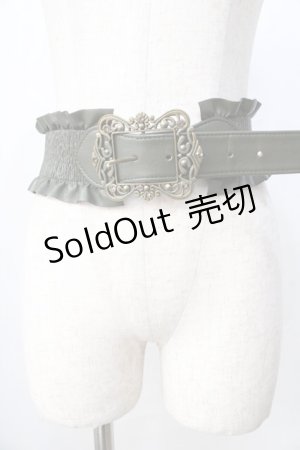 画像: axes femme / クラシカルバックルベルト  カーキ Y-25-09-01-014-AX-AC-SZ-ZY