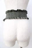 画像2: axes femme / クラシカルバックルベルト  カーキ Y-25-09-01-014-AX-AC-SZ-ZY (2)