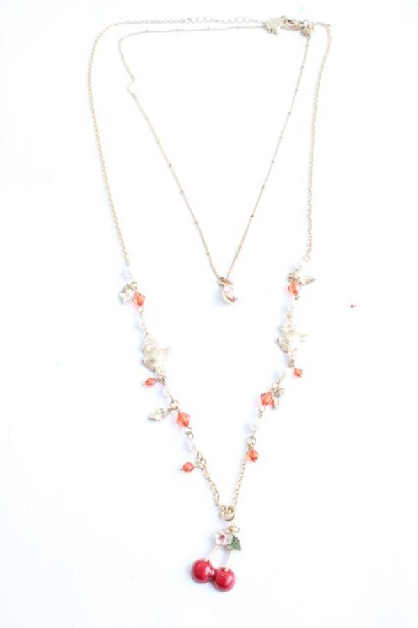 画像2: axes femme / フェミニンフルーツネックレス  イエロー Y-25-09-01-002-AX-CO-SZ-ZY (2)