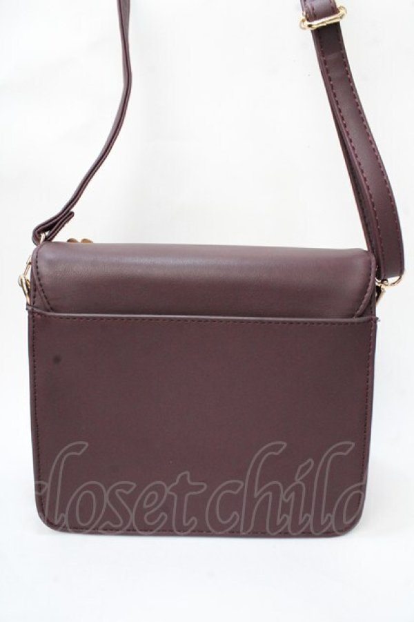 画像2: 【SALE】axes femme POETIQUE / 花モチーフショルダーバック  ブラウン Y-25-09-01-017-AX-BG-SZ-ZT-K019 (2)