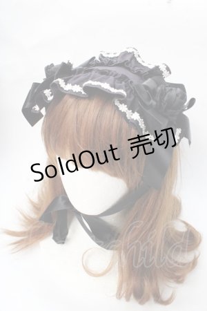 画像: metamorphose / 共フリルヘッドドレス  黒 Y-25-09-01-020-ME-AC-AS-ZY