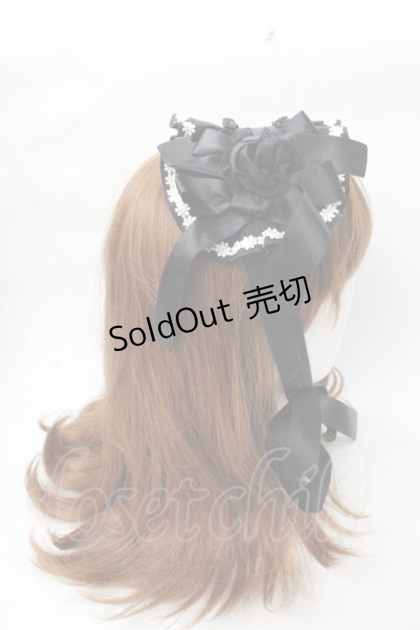 画像3: metamorphose / 共フリルヘッドドレス  黒 Y-25-09-01-020-ME-AC-AS-ZY (3)