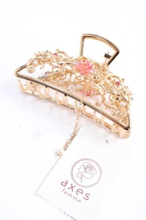 画像: axes femme / オーロラローズバンズクリップ  ゴールド Y-25-09-01-004-AX-ZA-SZ-ZY