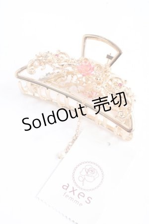 画像: axes femme / オーロラローズバンズクリップ  ゴールド Y-25-09-01-004-AX-ZA-SZ-ZY