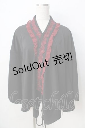 画像: Chalmiere / 和風ブラウス M 黒 Y-25-09-01-039-LO-BL-SZ-ZY