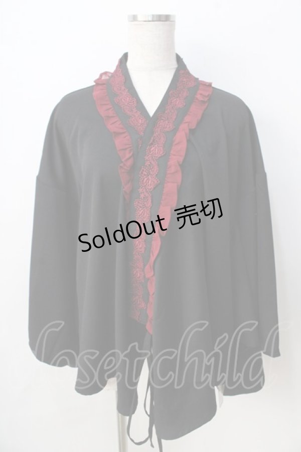 画像1: Chalmiere / 和風ブラウス M 黒 Y-25-09-01-039-LO-BL-SZ-ZY (1)