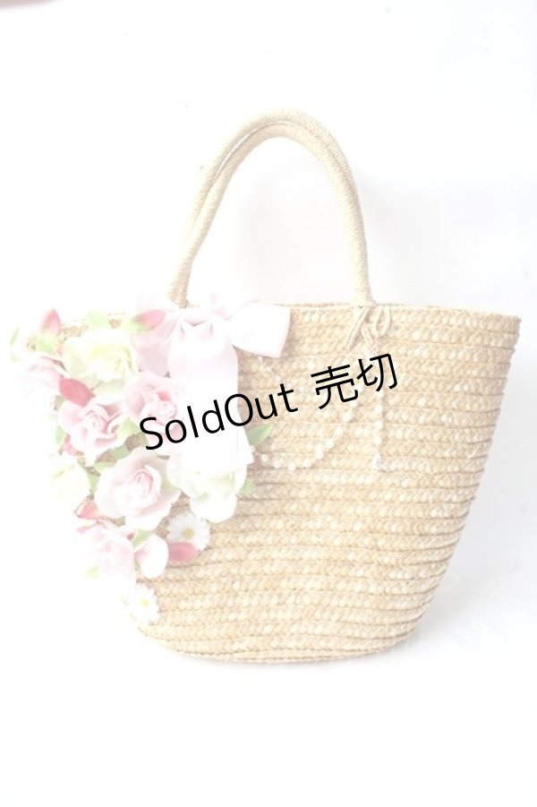画像1: BABY,THE STARS SHINE BRIGHT / Primrose かごBag  ピンク Y-25-09-05-006-BA-BG-SZ-ZY (1)