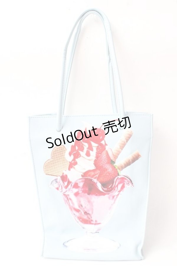 画像1: MILK / sweets bag  サックス Y-25-09-05-007-ML-BG-SZ-ZY (1)