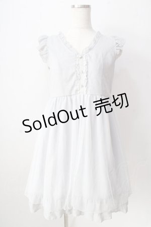 画像: axes femme POETIQUE / ドットフロッキーノースリワンピース  グレー Y-25-09-05-063-AX-OP-SZ-ZY