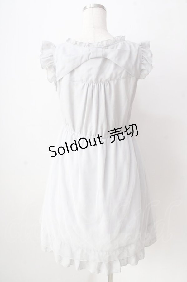 画像2: axes femme POETIQUE / ドットフロッキーノースリワンピース  グレー Y-25-09-05-063-AX-OP-SZ-ZY (2)