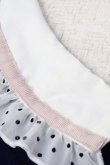画像3: axes femme POETIQUE / ドットフリルカットワンピース  紺 Y-25-09-05-068-AX-OP-SZ-ZY (3)