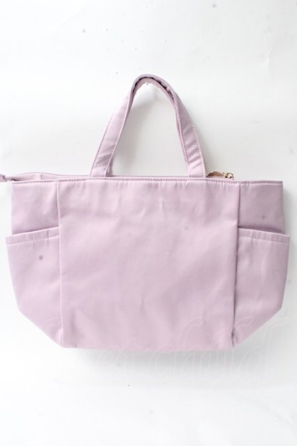 画像2: Maison de FLEUR / Daisy Duckサイドポケットトートバック  ラベンダー Y-25-09-05-008-LO-BG-SZ-ZY (2)