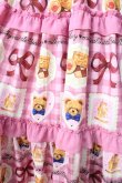 画像4: axes femme kawaii / ベアズベーカリー柄ロングワンピース  ピンク Y-25-09-05-078-AX-OP-SZ-ZY (4)