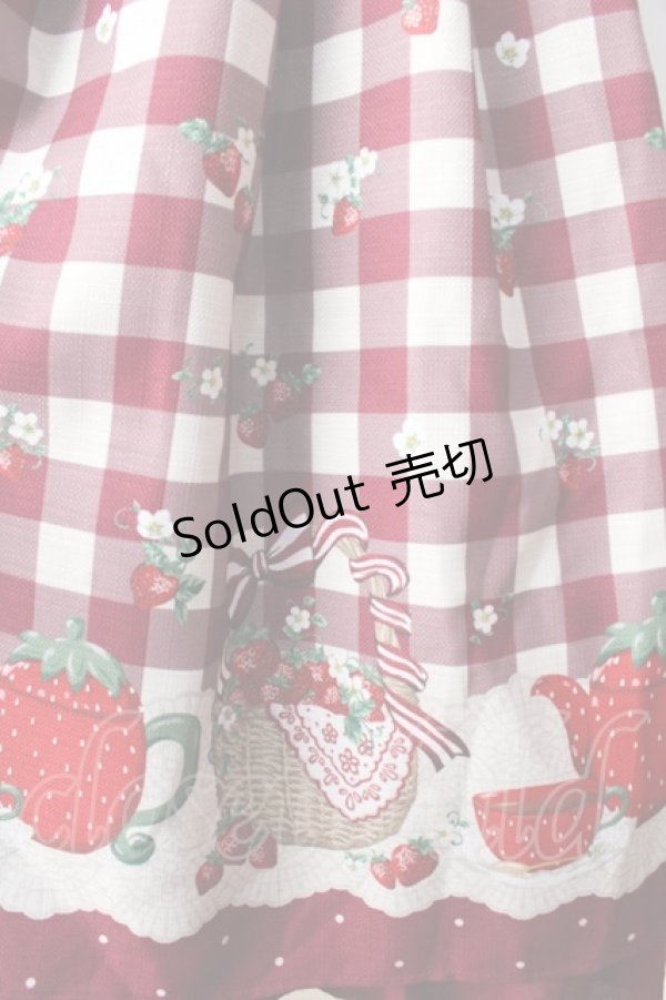 画像3: axes femme kawaii / ベリーズピクニックワンピース  赤 Y-25-09-05-080-AX-OP-SZ-ZY (3)