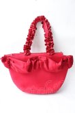 画像2: Maison de FLEUR / 白雪姫フリルハンドルトートバッグ  赤 Y-25-09-05-009-LO-BG-SZ-ZY (2)