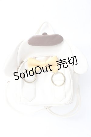 画像: DearMyLove / ポムポムプリンリュック  クリーム Y-25-09-05-010-EL-BG-SZ-ZY