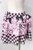 画像2: ACDC　RAG / Gloomy x Sophie Powers Cake スカート  ブラック×ピンク Y-25-09-05-116-PU-SK-SZ-ZY (2)