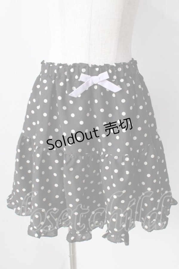 画像1: MILK / Merryスカート  黒 Y-25-09-05-118-ML-SK-SZ-ZY (1)