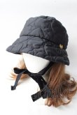 画像1: MILK / ハートキルトHAT  黒 Y-25-09-05-012-ML-AC-SZ-ZY (1)